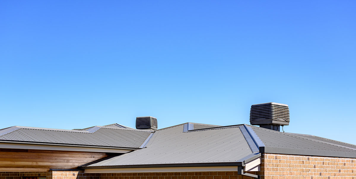 roof with air con units